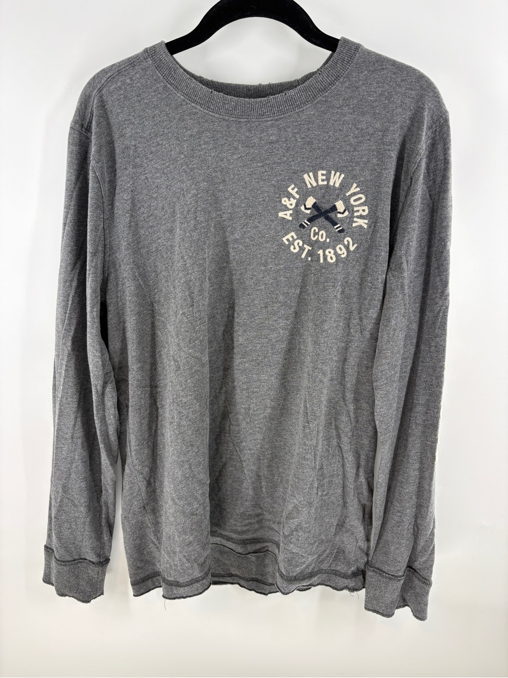 Abercrombie & Fitch Long Sleeve Y2K Vintage Men’s T-Shirt